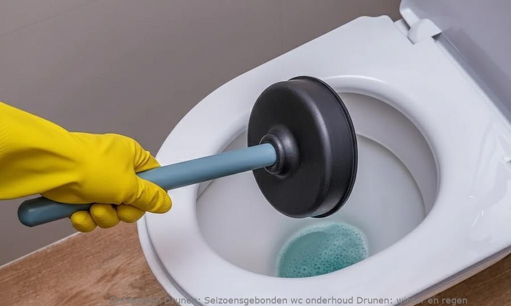 Seizoensgebonden wc onderhoud Drunen: winter en regen
