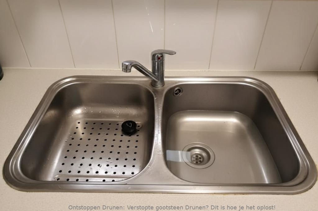 Verstopte gootsteen Drunen? Dit is hoe je het oplost!