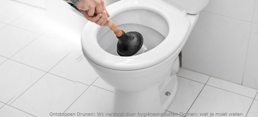Wc verstopt door hygiëneproducten Drunen: wat je moet weten